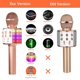 thumbnail image 5 of Micrófono de karaoke para niños, micrófono de karaoke inalámbrico Bluetooth con luces led, altavoz portátil de micrófono portátil, juguetes para niñas Feliz Sencillez, 5 of 5
