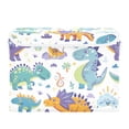 thumbnail image 2 of Cute Cartoon Dinosaurs Storage Basket Foldable Laundry Basket Shelf Kids Toy Storage Container Organizer with Handles, 2 of 7