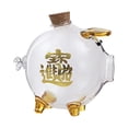thumbnail image 4 of Alcancía de vidrio de borosilicato con forma de cerdito, caja para ahorrar dinero, regalo para la sala de estar o la ducha de los niños., 4 of 9