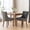 Black, variant on Bronze Accents / Home Dining Room / Charming Gray Chair Set