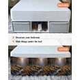 thumbnail image 7 of Deer in Bed Skirt Sunset Forest with Stream and Trees Bed Skirts California King Size 16 Inch Drop, Wrap Around Dust Ruffle&nbsp;Bedskirt with Adjustable Elastic Belt for Queen Size Beds, 7 of 7