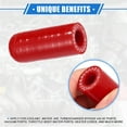 thumbnail image 3 of Unique Bargains Reinforced Silicone Coolant Cap Kit 10mm 0.39" ID Turbo Bypass Valve Cap Universal for Car Red, 3 of 6