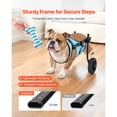 thumbnail image 4 of Kffkff Adjustable Dog Wheelchair Mobility Aid for Dogs Hind Legs Lightweight 2-Wheel Support Cart Shock Absorbing Design, 4 of 9