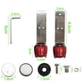 thumbnail image 1 of 1 Juego de luces traseras para patinete eléctrico M365 1S, lámpara de advertencia trasera, color rojo Sywqhk Accesorios para bicicletas, 1 of 8