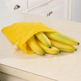 thumbnail image 4 of Banana Bag, Storage Bag, Garlic Storage Bag, Canvas Storage Bag, Reusable Produce Bags, Portable Banana Pouch in Fridge Keeps Fresher, Longer Drawstring Storage Bag, 4 of 7