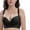 Black, variant on Bra One Fab Fit Underwire Push Up Modern Demi Lightly Padded With Convertible Straps