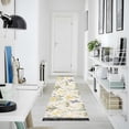 thumbnail image 4 of Yayeee Runner Rug for Bedroom 2'x6' Machine Washable Hallway Non Slip Mat, Floral Rabbit, 4 of 8