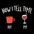 thumbnail image 3 of CafePress - How I Tell Time Coffee AM Wi - Women's Dark Pajamas, 3 of 4