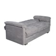 thumbnail image 4 of Sofá Cama Makora Velvet Gris Claro Modelo Mercury Varias Posiciones, 4 of 7