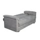 thumbnail image 4 of Sofá Cama Makora Velvet Gris Claro Modelo Mercury Varias Posiciones, 4 of 7