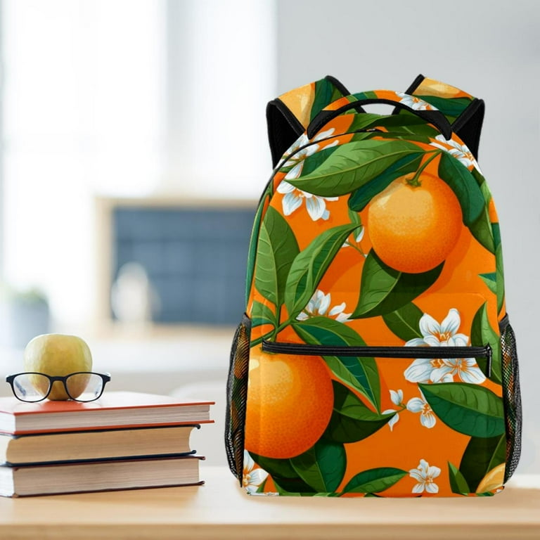 Boys orange backpack best sale