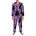 thumbnail image 3 of Fotbe Funny Goose Pijama de Hombre con Estampado de Manga Larga, Conjunto de 2 Piezas, Ropa de Dormir Suave y Cómoda con Bolsillos-Small, 3 of 7