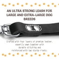 thumbnail image 2 of Leash King Genuine Leather Dog Leash 6 ft x 3/4 inch - Soft, Strong, Heavy Duty for Large & Medium Breeds - Dog Lead for Walking, Training, Hiking and Running – Black, 2 of 8