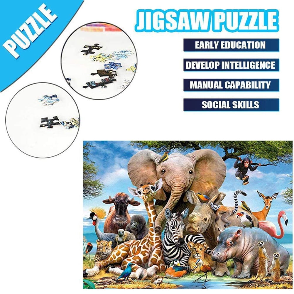 MTCDBD 1000 Teile Puzzle Aus Holz – 70x50cm, Für Erwachsene & Familie, Personalisierbar