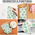 thumbnail image 6 of Coolnut 6 Pack Green Fish Lattice Kitchen Towels, Soft Highly Absorbent Dish Towels Reusable Tea Towels Set, 28"x 18", 6 of 6