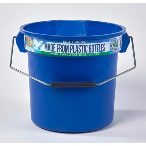 Made from Recycled Water Bottles, Heavy-Duty, Commercial All-Purpose BUCKET with FREE SPONGE INCLUDED
