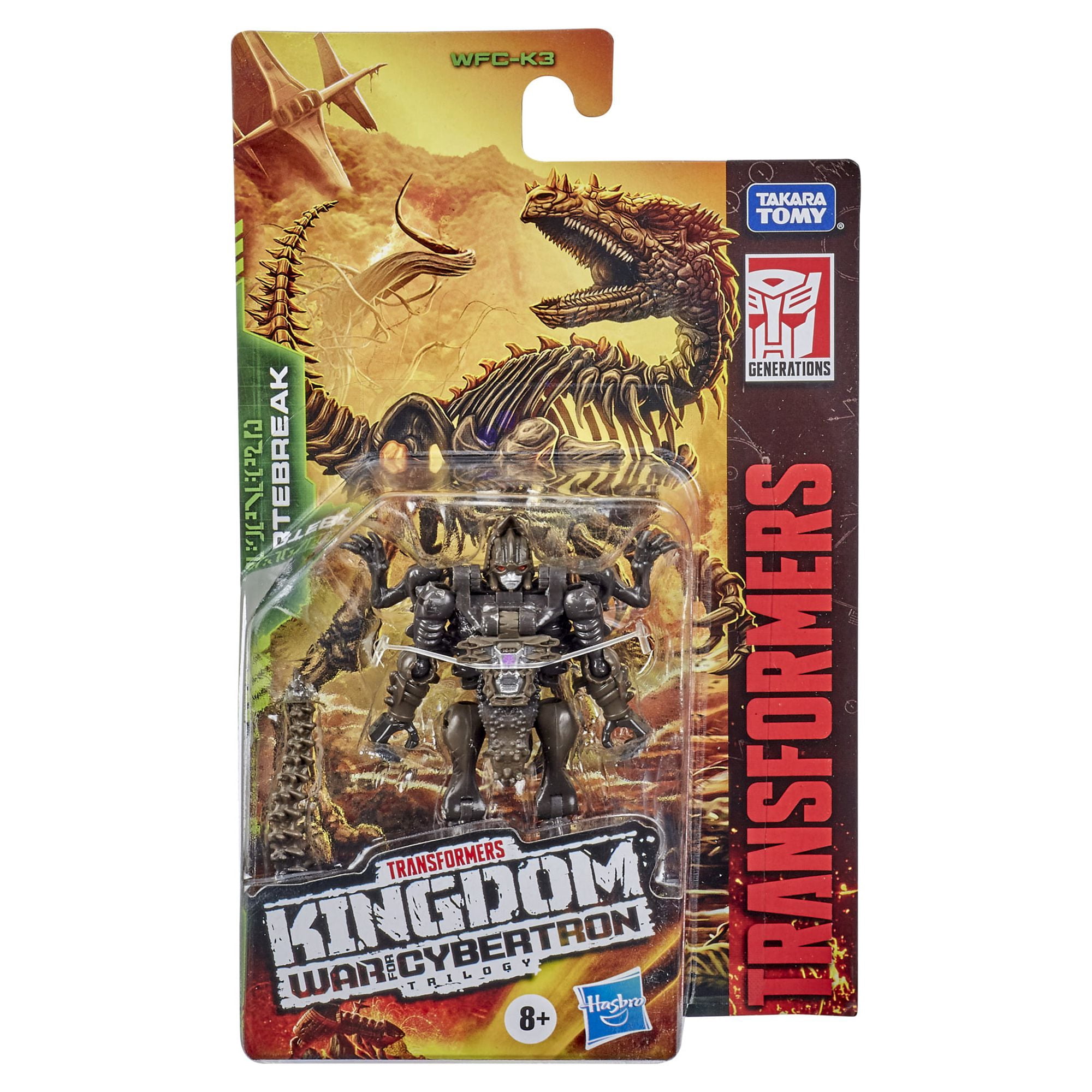 Transformers: Kingdom War for Cybertron Vertebreak Kids Toy Action Figure for Boys and Girls (4")