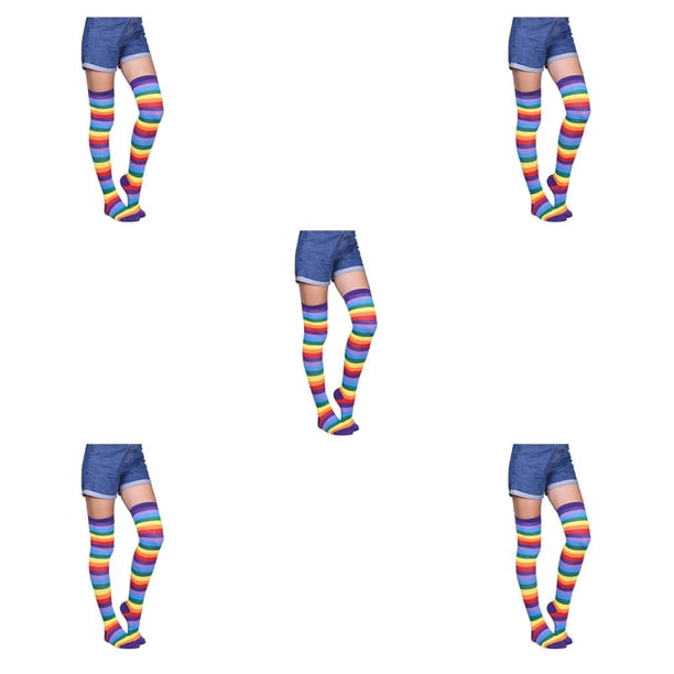 Medias pantimedias Calcetines largos Minnieouse calentador de piernas muslo juego de rol carnaval mujer