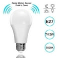 thumbnail image 2 of 1Pcs E27 White Smart Sensor LED Bulb Lamp Auto Sensitive Lights, 2 of 2