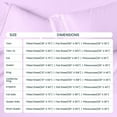 thumbnail image 3 of 1000 Thread Count 100% Egyptian Cotton 4-Piece Bed Sheet Set (1 Flat, 1 Fitted Sheet, 2 Pillow Covers) 24 Inches Deep Pocket Size Full Color Lavender Solid, 3 of 6