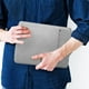 thumbnail image 5 of Funda para portátil gris de 16 pulgadas Funda para portátil compatible con 16 pulgadas, funda para ordenador con asa y bolsillo, 5 of 5