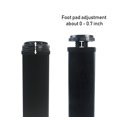 thumbnail image 3 of QLLY Patas de metal ajustables para muebles de 24 pulgadas, patas cuadradas para muebles de mesa de oficina, juego de 4 (negro), 3 of 5