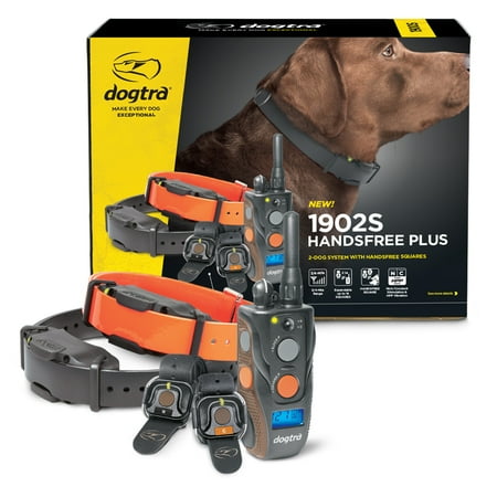 UPC: 0644622020819 | Dogtra 1902S HANDSFREE Plus 2-Dog Remote Dog Training E-Collar with Expandable HANDSFREE Square for Discreet Control Ergonomic Rechargeable 3/4-Mile Range Waterproof High-Output