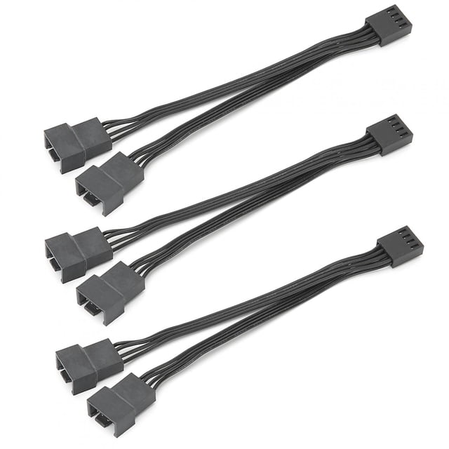 Y-Splitter Adapter Cable, Computer Cable, Best Heat Dissipation With Four-wire Approach For PC, Computer,