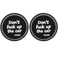 thumbnail image 1 of 2Pcs Universal Vehicle Bling Cup Holder Insert Coaster Silicone Anti Slip Crystal Rhinestone Car Coaster Car Interior Accessories, 1 of 8