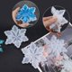 thumbnail image 3 of 5 piezas de Moldes de resina de silicona navideños, moldes de copos de nieve 3d, molde de resina de fundición epoxi de silicona Compatible con D, 3 of 5