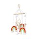 thumbnail image 3 of Móvil de bebé para cuna, sonajeros móviles para techo, guardería de arcoíris, móvil de madera y algodón para regalo, celebración para niñas, niños Rojo, 3 of 9