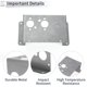 thumbnail image 4 of Soporte de montaje para calefactor de aire de coche Unique Bargains, base para calefactor de estacionamiento para coche, camión, furgoneta, RV, autobús, barco, 4 of 6