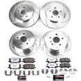 thumbnail image 3 of PowerStop Front and Rear Z36 Truck & Tow Carbon-Fiber Ceramic Brake Pad and Drilled and Slotted Rotor Kit Fits: LEXUS TOYOTA Select Models K4530-36, 3 of 9