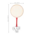 thumbnail image 2 of TABLZONE Chinese Paint Fan Material Hand Drum With Assorted Color Cloth For Performance 1 Set, 2 of 8