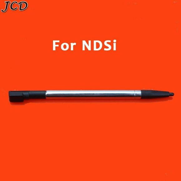 Stylet télescopique en métal JCD stylo en plastique pour écran tactile 2DS 3DS nouveau 2DS LL XL nouveau 3DS XL NDSL DS Lite NDSi NDS Wii