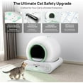 Self Cleaning Litter Box, 2024 Upgraded Automatic Cat Litter Box with