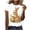 A26 Orange-Womens Easter Shirt, variant on Mifsaly Womens Easter Shirt Cute Hugging Bunnies Print T-Shirt Crewneck Short Sleeve Cotton Blouses Loose Casual Summer Easter Outfit XXXXXL