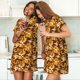 thumbnail image 4 of Easygdp Desert Camouflage Camisón de manga corta para mujer, informal, estampado, 4 of 6