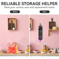 thumbnail image 3 of Olurrisa Plastic Bag Holder,Hanging Storage Bags Plastic Mesh Bags Dispenser Organizer Trash Bags Grocery Shopping Bag Holder for Home And Kitchen （ Black 2pcs), 3 of 8