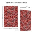 thumbnail image 3 of KLL Vintage Red Paisley Pattern Electrical Outlet Covers, 3" x 5" 1 Pack Electric Receptacle Plug Covers for Decorator Receptacle Outlet & Switch-Style V, 3 of 6