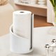 thumbnail image 5 of Soporte de madera natural para toallas de papel de sobremesa: soporte de hierro resistente con base redonda, fácil de abrir con una sola mano para usar en la cocina o el baño., 5 of 6