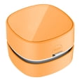 thumbnail image 1 of Ounissouiy Limpiador de escritorio, portátil, inteligente, con mango silencioso, limpiador de escritorio, inalámbrico, giratorio de 360º, Electrodomésticos Naranja sin batería, 1 of 6