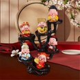 thumbnail image 3 of God of Good Fortunes Figurine God of Wealth Statues God of Good Luck Collectible Prosperity Sculptu, 3 of 5