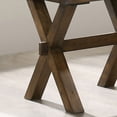 thumbnail image 4 of Furniture of America Arpe X-Cross Leg End Table, Walnut, 4 of 5
