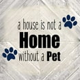 thumbnail image 2 of Allen, Kimberly 12x12 White Modern Wood Framed Museum Art Print Titled - Paws A, 2 of 4