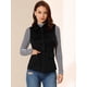 thumbnail image 2 of Chaqueta sin mangas Allegra K Para Mujer Estilo Anorak Negro S, 2 of 6