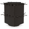 thumbnail image 2 of Four-Sided Revolving 14"W x 20"H Pegboard Counter Display w/ 32 4" Hooks, 2 of 6