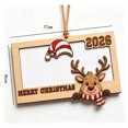 thumbnail image 6 of 2026 Christmas Cash Photo Frame Ornament, Dual-Use Wooden Hanging Decor with Slot for Photo or Cash, Festive Keepsake for Xmas Tree and Holiday Gift Giving, 6 of 7