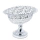 thumbnail image 5 of Inicio Bandeja de Dulces de Cristal Decorativa Bandeja de Adornos de para Servir Plata oval BLESIY Bandeja de frutas de cristal, 5 of 7