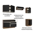 thumbnail image 4 of Cocina Integral Glamy Madesa 260cm - Marrón/Negro, 4 of 5
